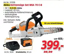 Zgonc Akku-Kettensäge Set Angebot