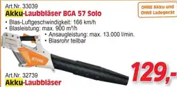 Zgonc Akku-Laubbläser Angebot