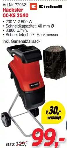 Zgonc Häcksler Angebot