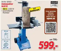 Zgonc Holzspalter Angebot