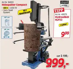 Zgonc Holzspalter Compact Angebot