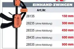 Zgonc Einhand-zwingen Angebot