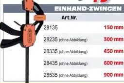 Zgonc Einhand-zwingen Angebot
