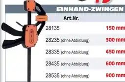 Zgonc Einhand-zwingen Angebot