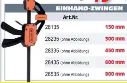 Zgonc Einhand-zwingen Angebot