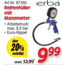 Zgonc Reifenfüller mit Manometer Angebot