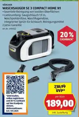 Hofer WASCHSAUGER SE 3 COMPACT HOME N1 Angebot