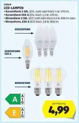 Hofer LED-LAMPEN Angebot