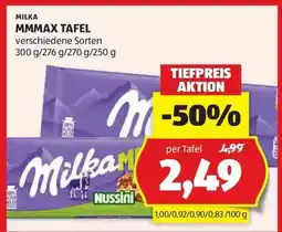 Hofer MILKA MMMAX TAFEL Angebot