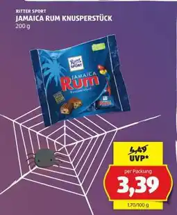 Hofer RITTER SPORT JAMAICA RUM KNUSPERSTÜCK Angebot