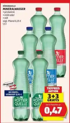 Hofer Roemerquelle Mineralwasser Angebot