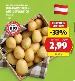 Hofer BIO-KARTOFFELN AUS ÖSTERREICH Angebot