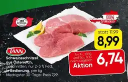 Eurospar Schweinschnitzel aus Österreich Angebot