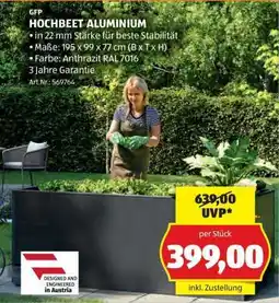 Hofer HOCHBEET ALUMINIUM Angebot