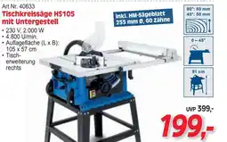 Zgonc Tischkreissäge mit Untergestell Angebot