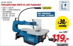 Zgonc Dekupiersäge DECO XL mit Fußpedal Angebot