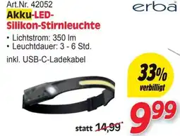 Zgonc Akku-LED- Silikon-Stirnleuchte Angebot
