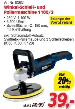 Zgonc Winkel-Schleif- und Poliermaschine Angebot