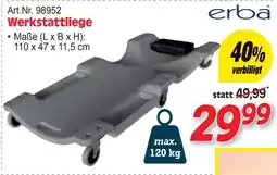 Zgonc Werkstattliege Angebot