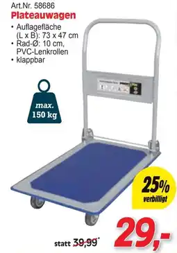 Zgonc Plateauwagen Angebot