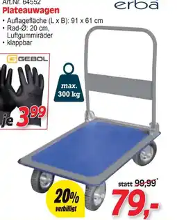 Zgonc Plateauwagen Angebot