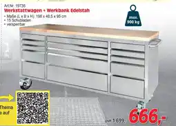Zgonc Werkstattwagen + Werkbank Edelstah Angebot