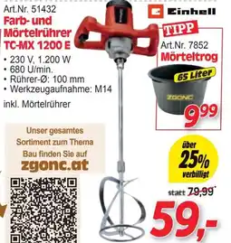 Zgonc Farb- und Mörtelrührer Angebot