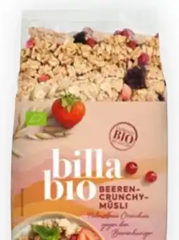 Bipa Billa Bio Beeren Crunchy-Müsli Angebot