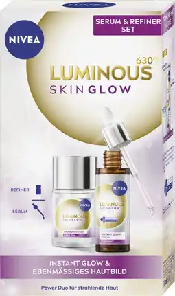dm Nivea Serum Gesichtspflegeset 630 Luminous Skin Glow Angebot