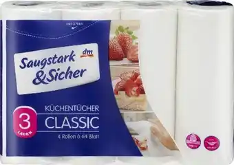 dm Saugstark und Sicher Küchentücher Angebot