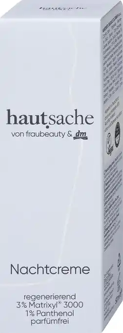 dm Hautsache Nachtcreme regenerierend Angebot