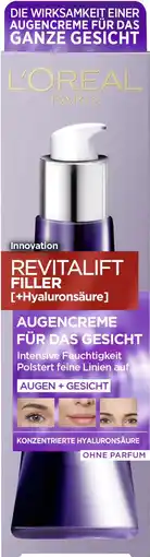 dm L'Oréal Paris Augencreme Revitalift Filler + Hyaluronsäure Angebot