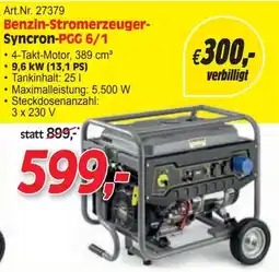 Zgonc Benzin-Stromerzeuger- Syncron-PGG 6/1 Angebot