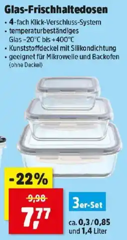 Thomas Philipps Glas-Frischhaltedosen Angebot
