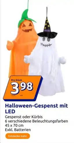 Action Halloween-gespenst mit Angebot
