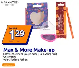 Action Max & More Make-up Angebot