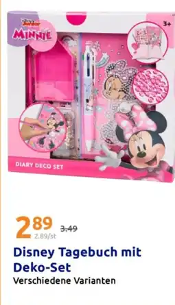 Action Disney tagebuch mit deko-set Angebot
