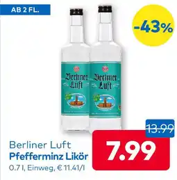 T&G Berliner luft pfefferminz likör Angebot