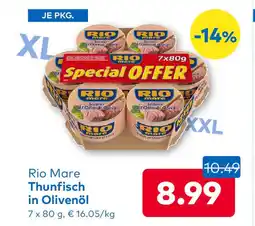 T&G Rio mare thunfisch in olivenöl Angebot