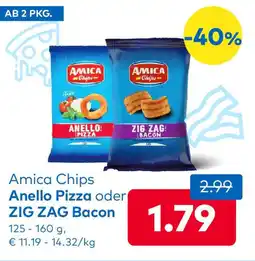 T&G Amica chips anello pizza oder zig zag bacon Angebot