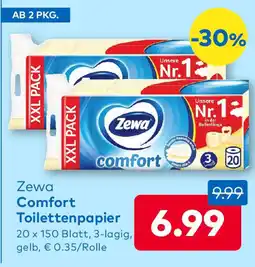 T&G Zewa comfort Toilettenpapier Angebot