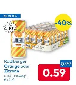 T&G Radlberger Orange oder Zitrone Angebot