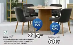 JYSK Esstisch KLIPLEV + Esszimmerstuhl Angebot