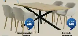 JYSK Stuhl: Stoff und Massivholz Angebot
