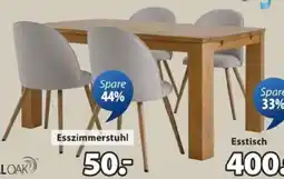 JYSK Esstisch OLDE + Esszimmerstuhl Angebot