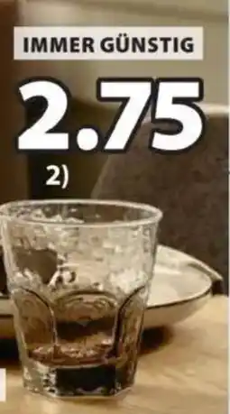 JYSK Wasserglas Angebot