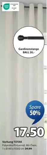JYSK Vorhang Angebot