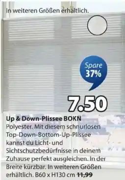 JYSK Up & Down-Plissee Angebot