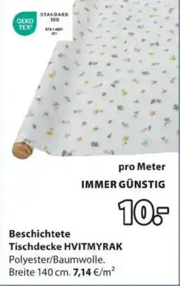 JYSK Beschichtete Tischdecke Angebot