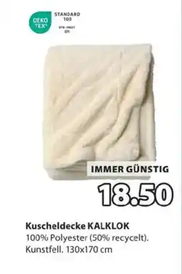 JYSK Kuscheldecke kalklok Angebot
